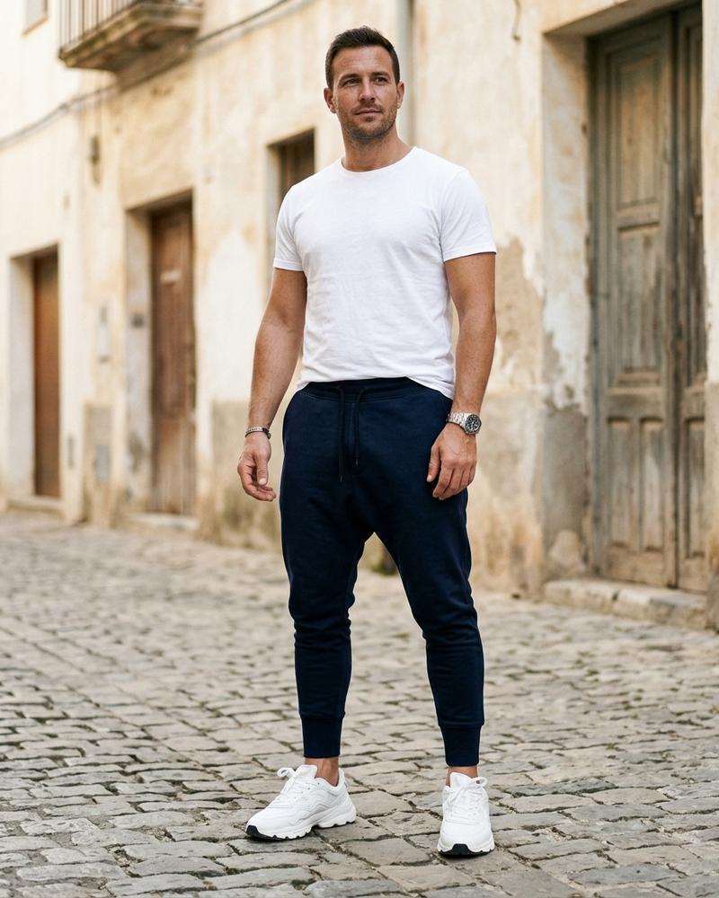 Macys Wear - Yomot | Tiefgeschnittene Schmal Zulaufende Hose Herren