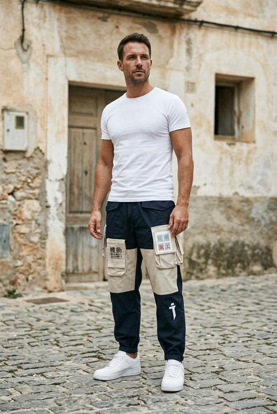 Macys Wear - Napen | Zweifarbige Aufgesetzte Hose Unisex