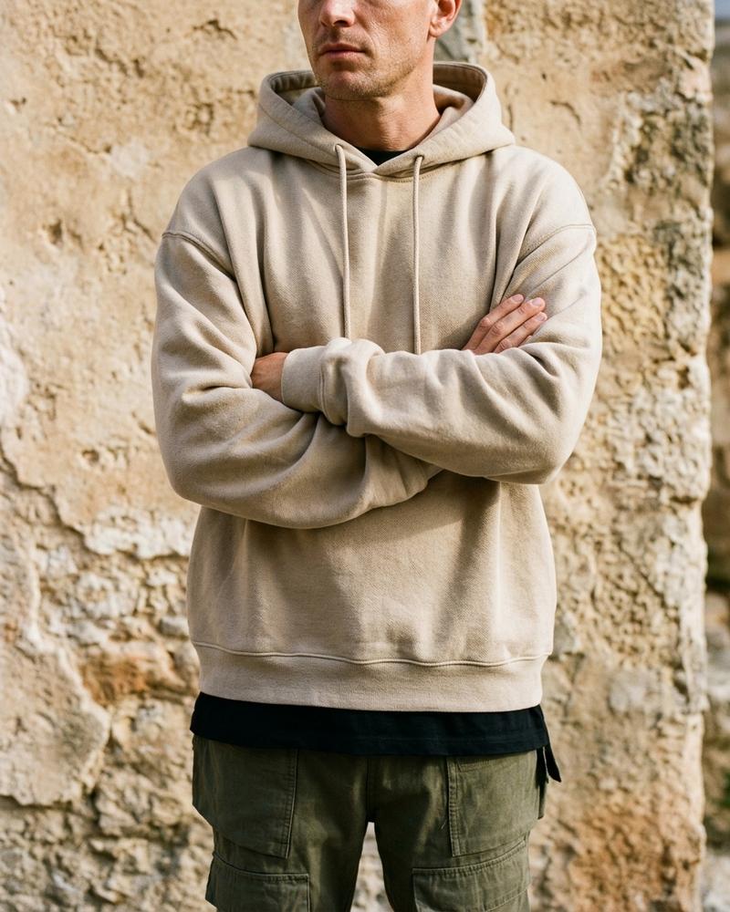 Macys Wear - Eihal | Übergroßer Baumwoll Hoodie Unisex