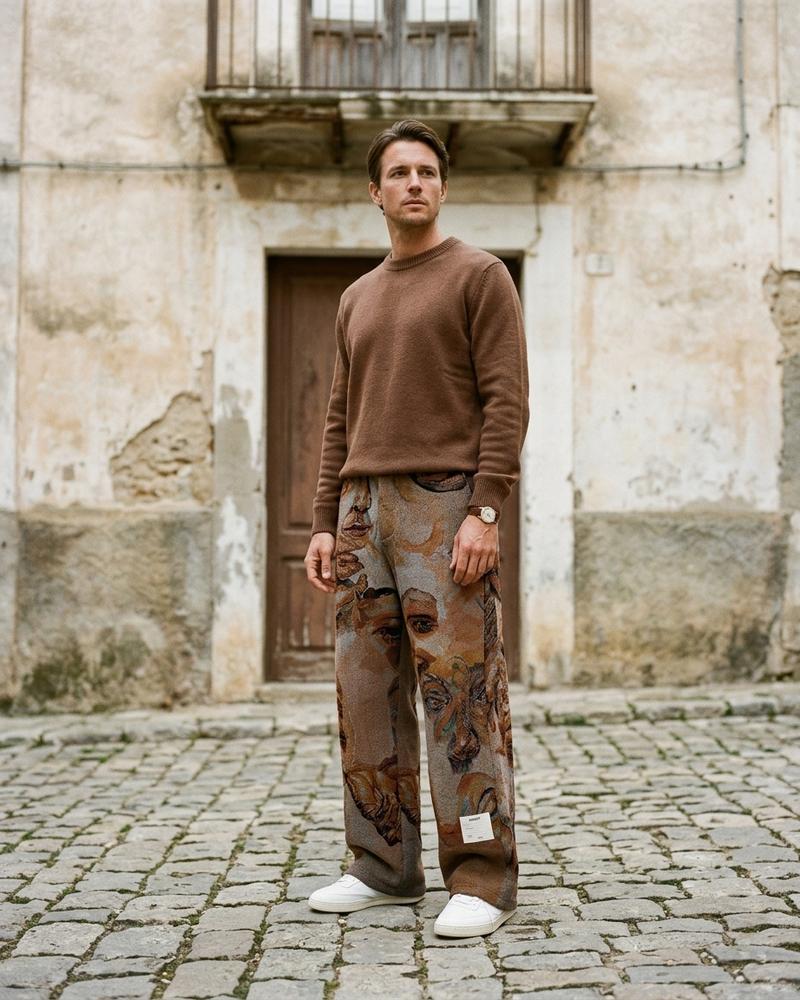 Macys Wear - Magas | Strukturierte Gerade Geschnittene Hose Unisex