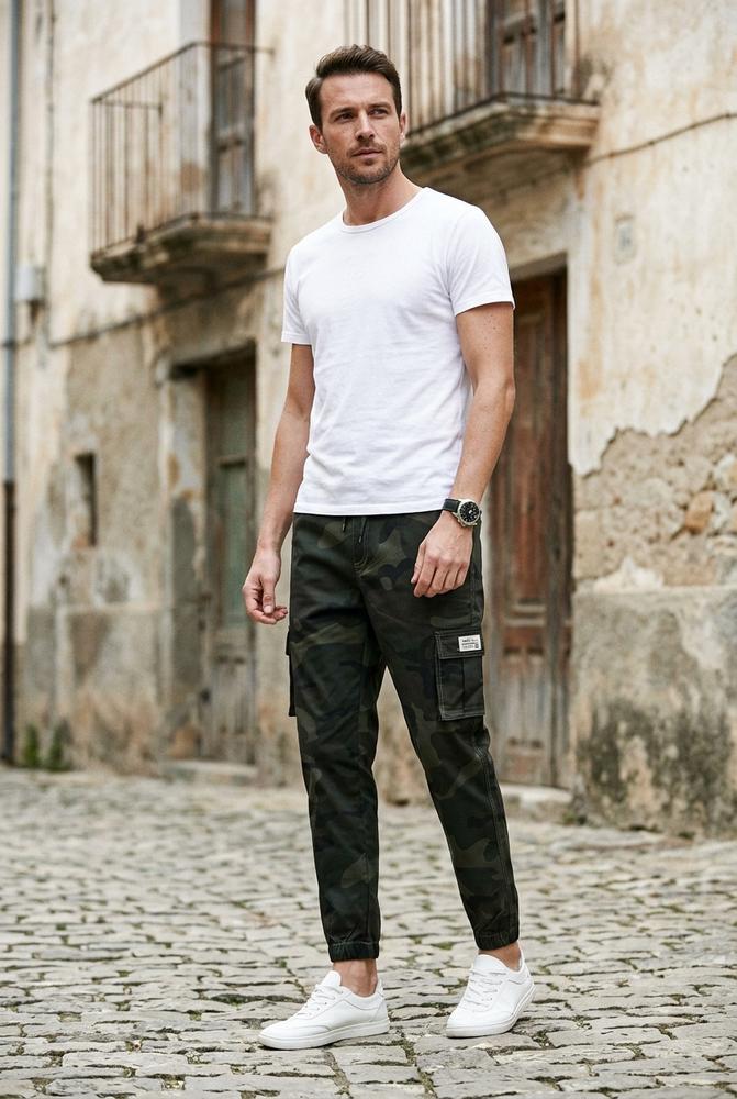 Macys Wear - Liles | Gemustert Funktional Hose Herren
