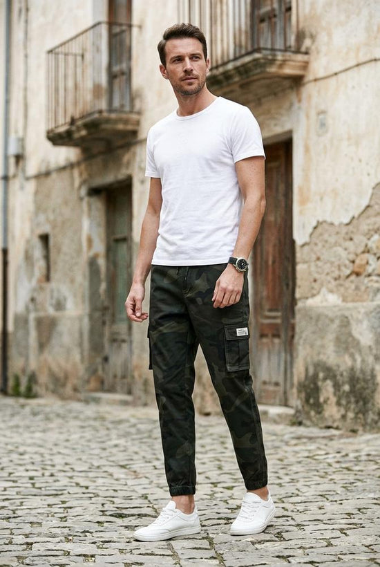Macys Wear - Liles | Gemustert Funktional Hose Herren