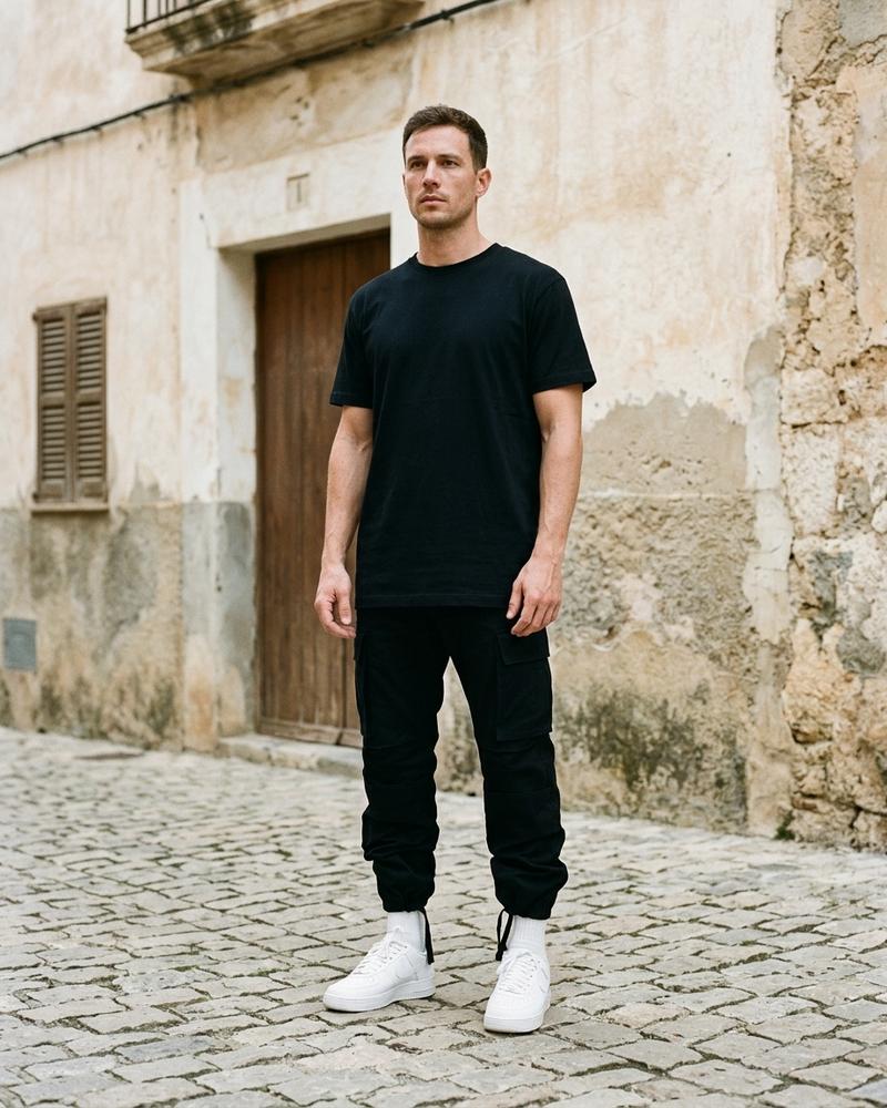 Macys Wear - Yozor | Aufgesetzte Baumwoll Hose Herren