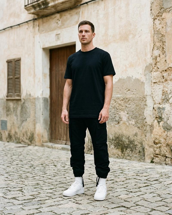 Macys Wear - Yozor | Aufgesetzte Baumwoll Hose Herren