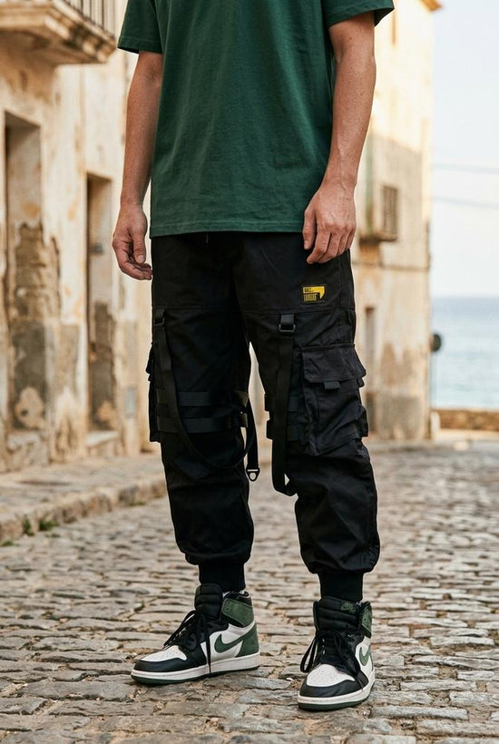 Macys Wear - Duwad | Synthetische Riemenbesetzte Hose Herren