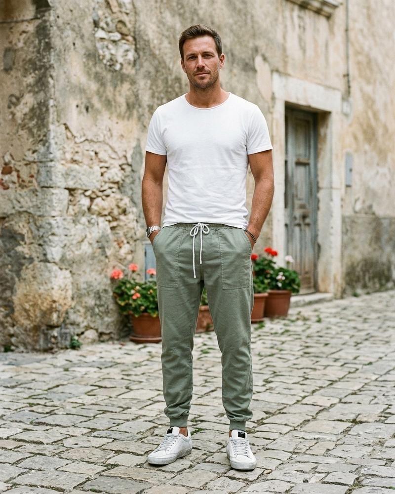 Macys Wear - Rohar | Konische Kordelzug Hose Herren