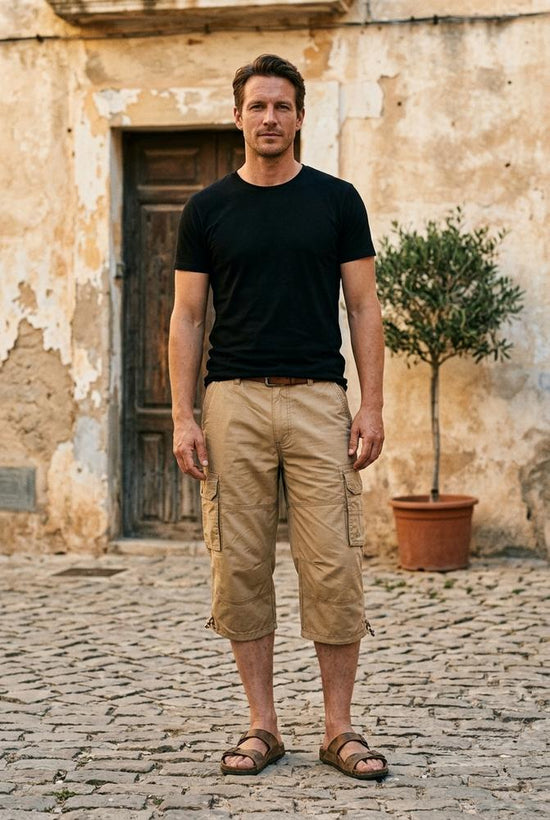 Macys Wear - Vefiv | Dreiviertellange Baumwoll Hose Herren
