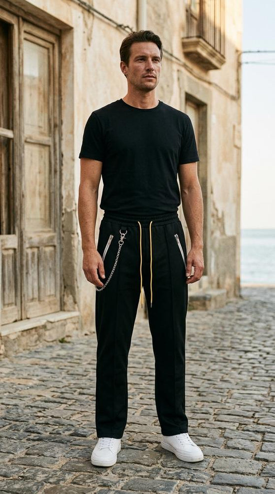 Macys Wear - Cesut | Gerade Geschnittene Reißverschluss Hose Unisex