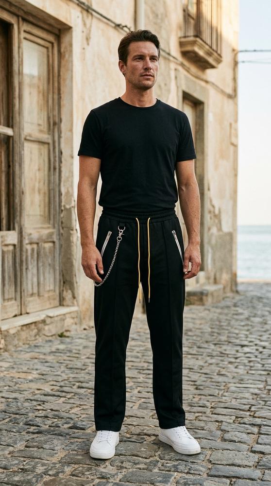 Macys Wear - Cesut | Gerade Geschnittene Reißverschluss Hose Unisex