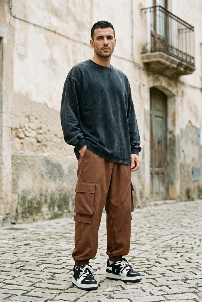 Macys Wear - Yiwol | Locker Geschnittene Funktionale Hose Unisex