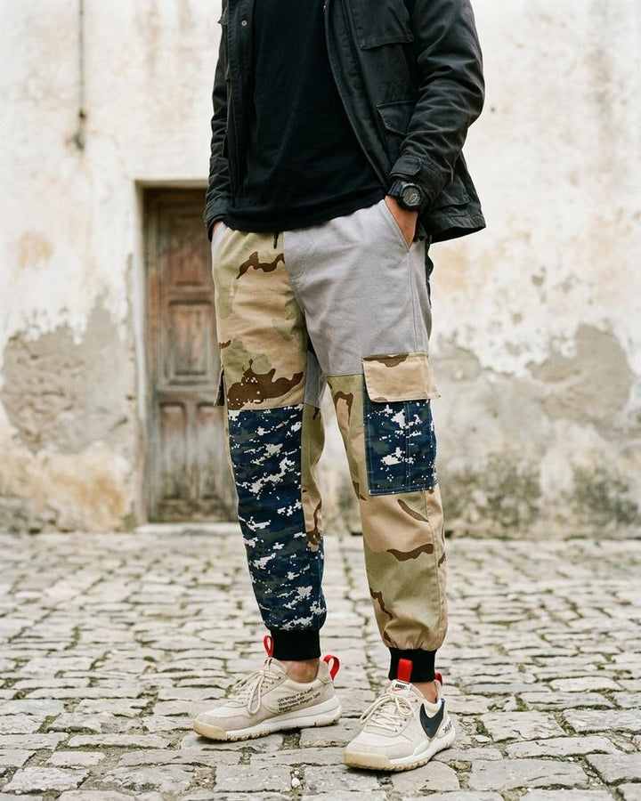 Macys Wear - Vepum | Mehrfarbige Gepatchte Hose Herren