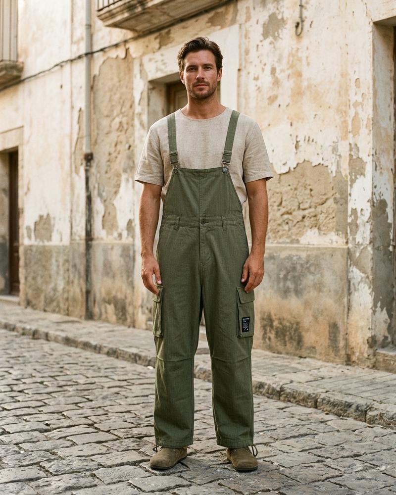 Macys Wear - Euluv | Strukturierte Taschenbesetzte Hose Unisex