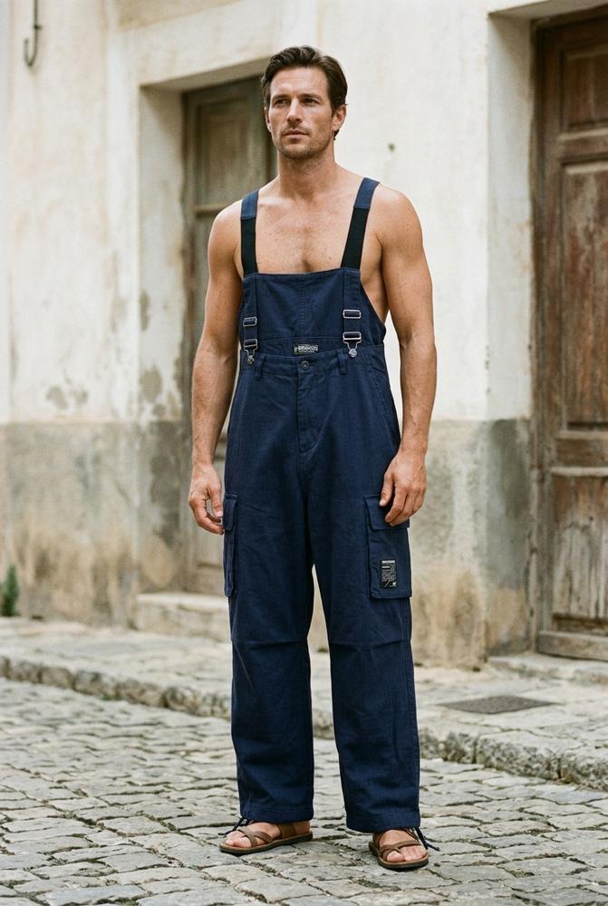 Macys Wear - Euluv | Strukturierte Taschenbesetzte Hose Unisex