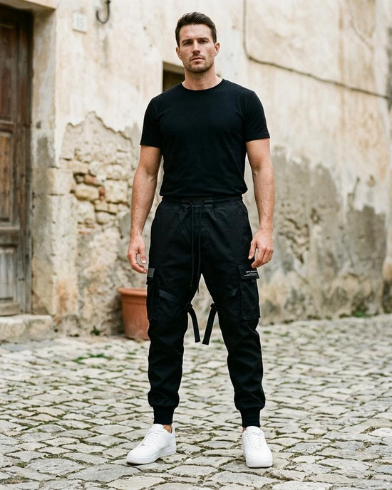 Macys Wear - Taler | Funktional Riemenbesetzt Hose Unisex