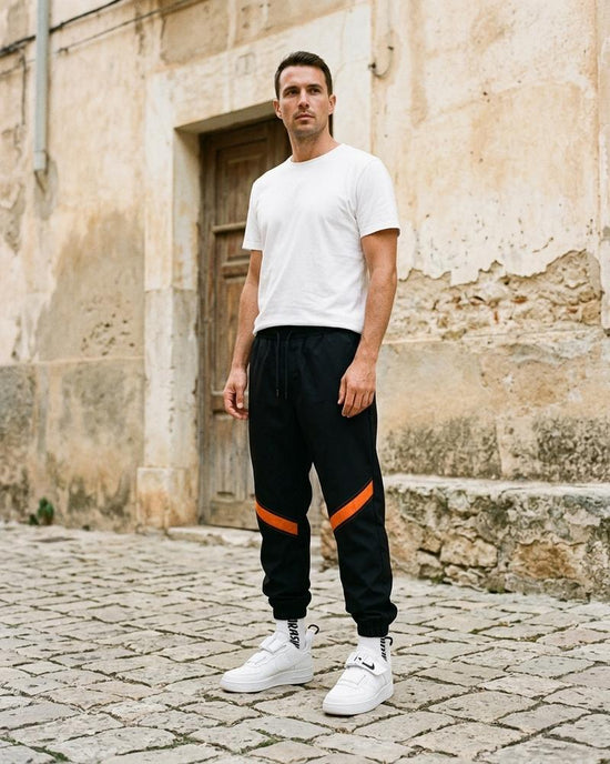 Macys Wear - Zepor | Gestreift Zulaufend Hose Unisex