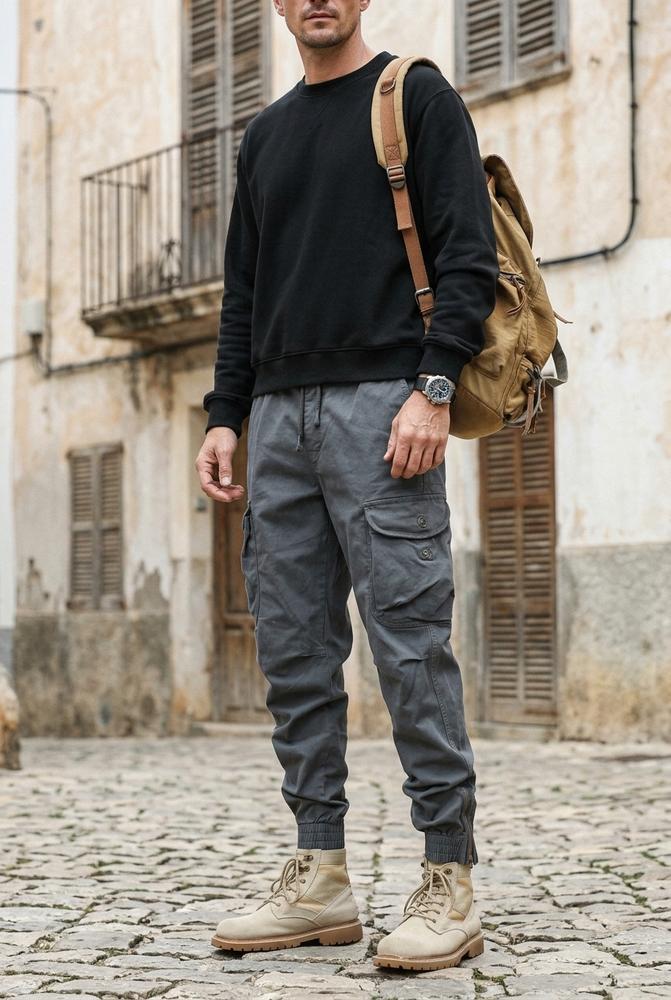 Macys Wear - Eolol | Kordelzug Cargo Hose Herren