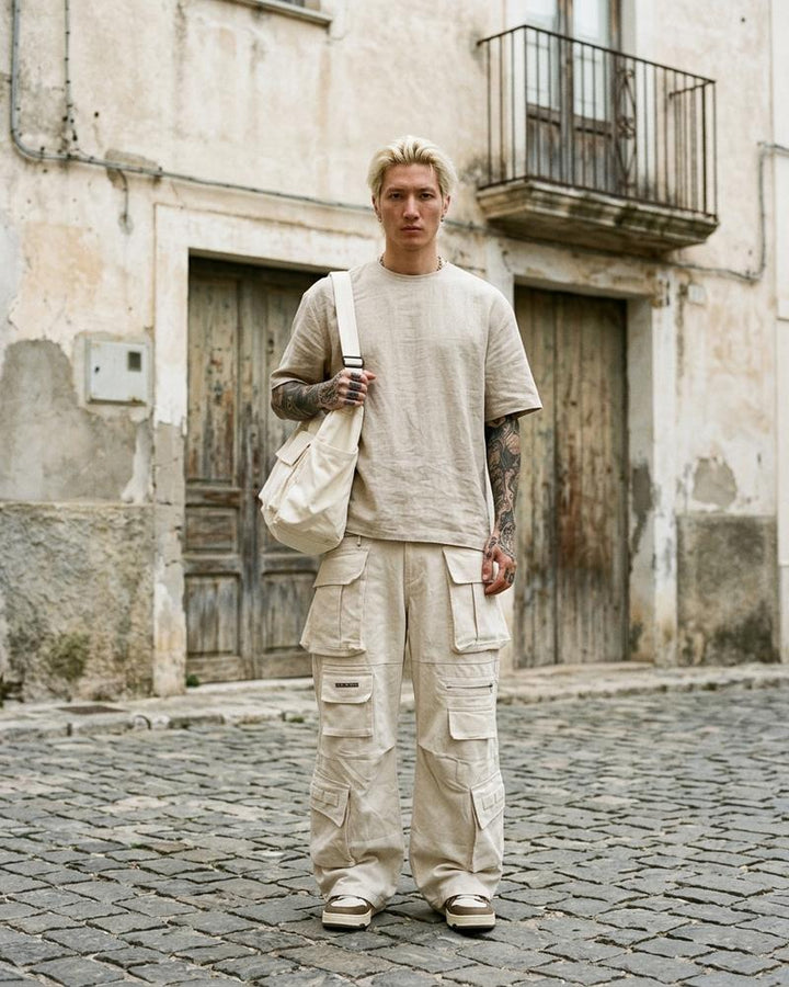 Macys Wear - Tedod | Weit Geschnittene Funktionale Hose Unisex