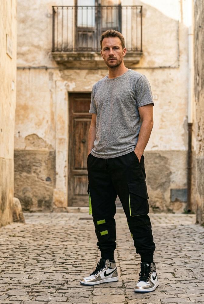 Macys Wear - Tiker | Konische Cargo Hose Herren