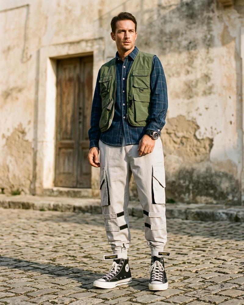 Macys Wear - Tiker | Konische Cargo Hose Herren