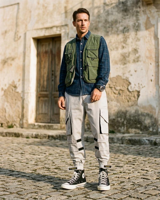 Macys Wear - Tiker | Konische Cargo Hose Herren