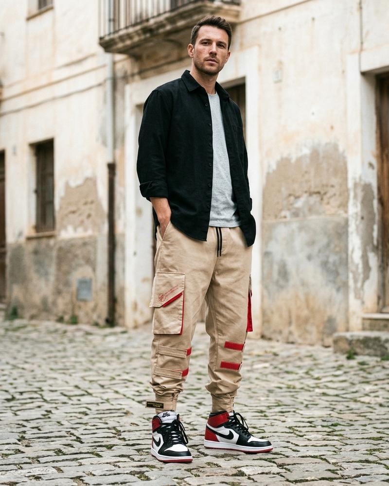 Macys Wear - Tiker | Konische Cargo Hose Herren