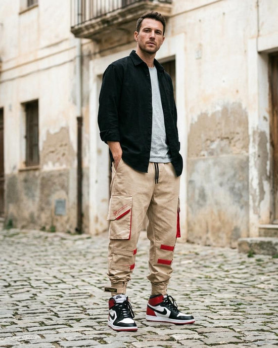 Macys Wear - Tiker | Konische Cargo Hose Herren