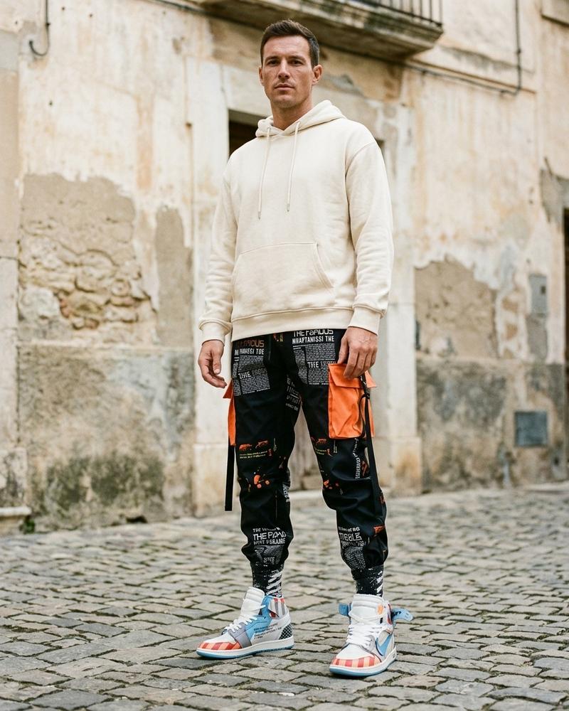 Macys Wear - Vepam | Bedruckte Multifunktionale Hose Herren