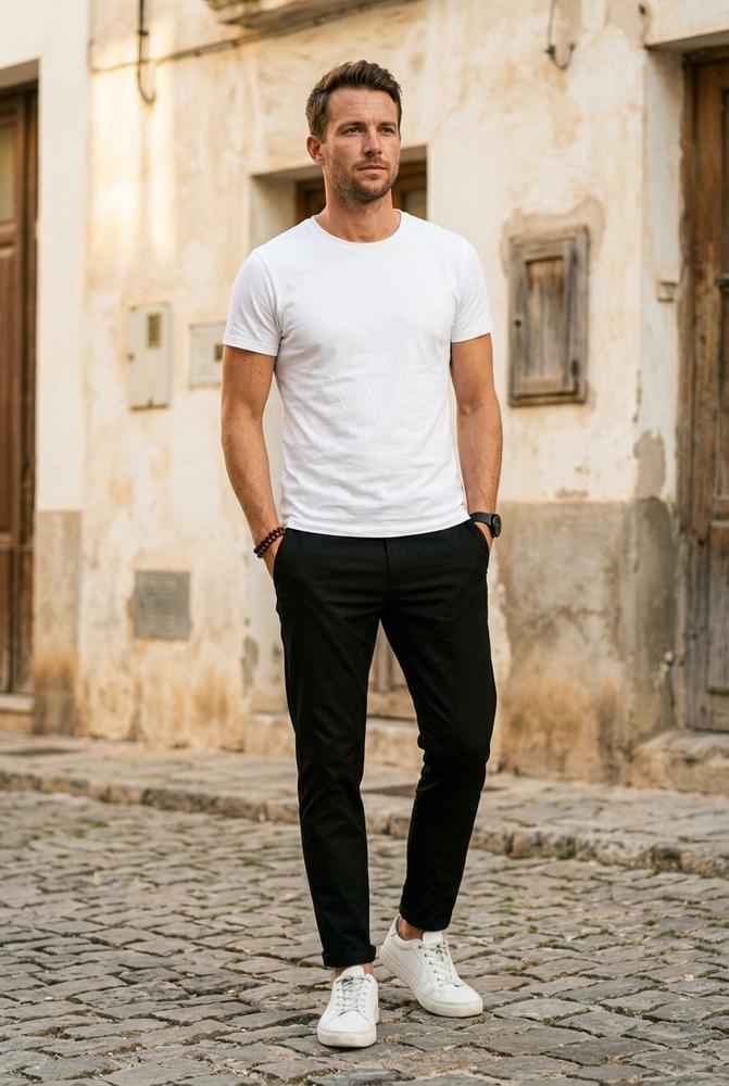 Macys Wear - Domer | Gerade Geschnittene Baumwoll Hose Herren