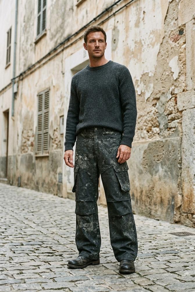 Macys Wear - Cubor | Weit Geschnittene Gewaschene Hose Unisex