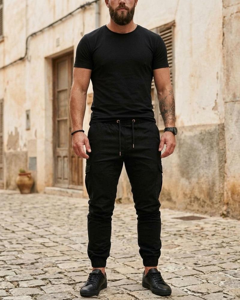 Macys Wear - Memen | Funktionale Schmal Zulaufende Hose Herren
