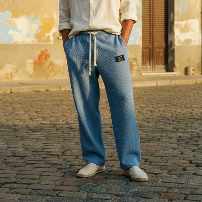 Enzo | Klassische weite Stoffhose