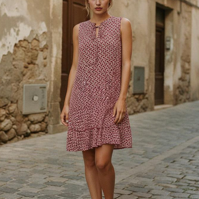 Luna | Bequemes Kleid mit Muster