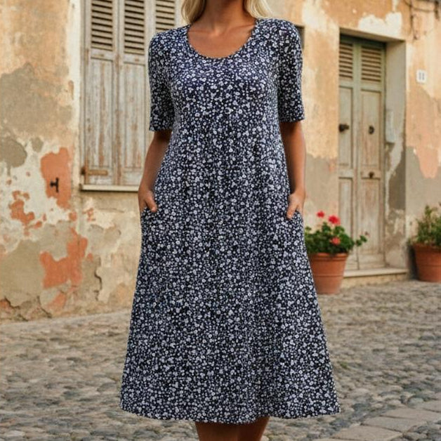 Ayesha | Elegantes Flecken Kleid