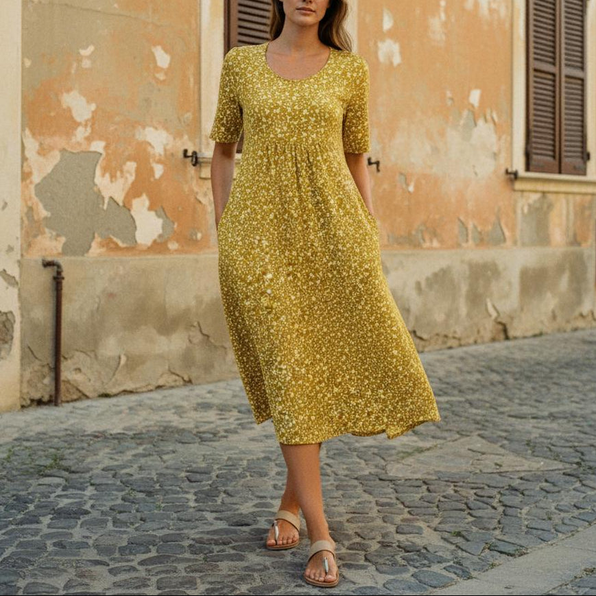 Ayesha | Elegantes Flecken Kleid