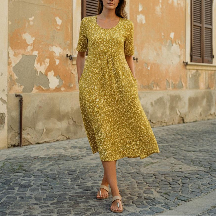 Ayesha | Elegantes Flecken Kleid
