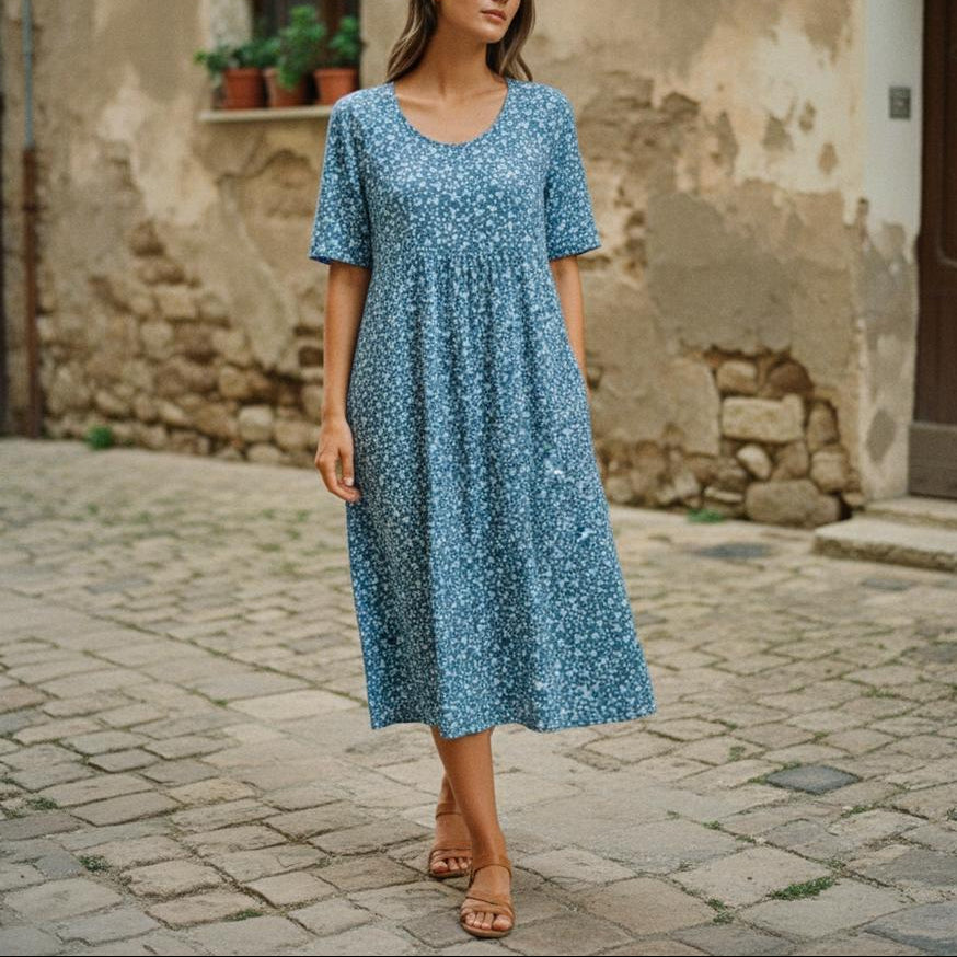 Ayesha | Elegantes Flecken Kleid
