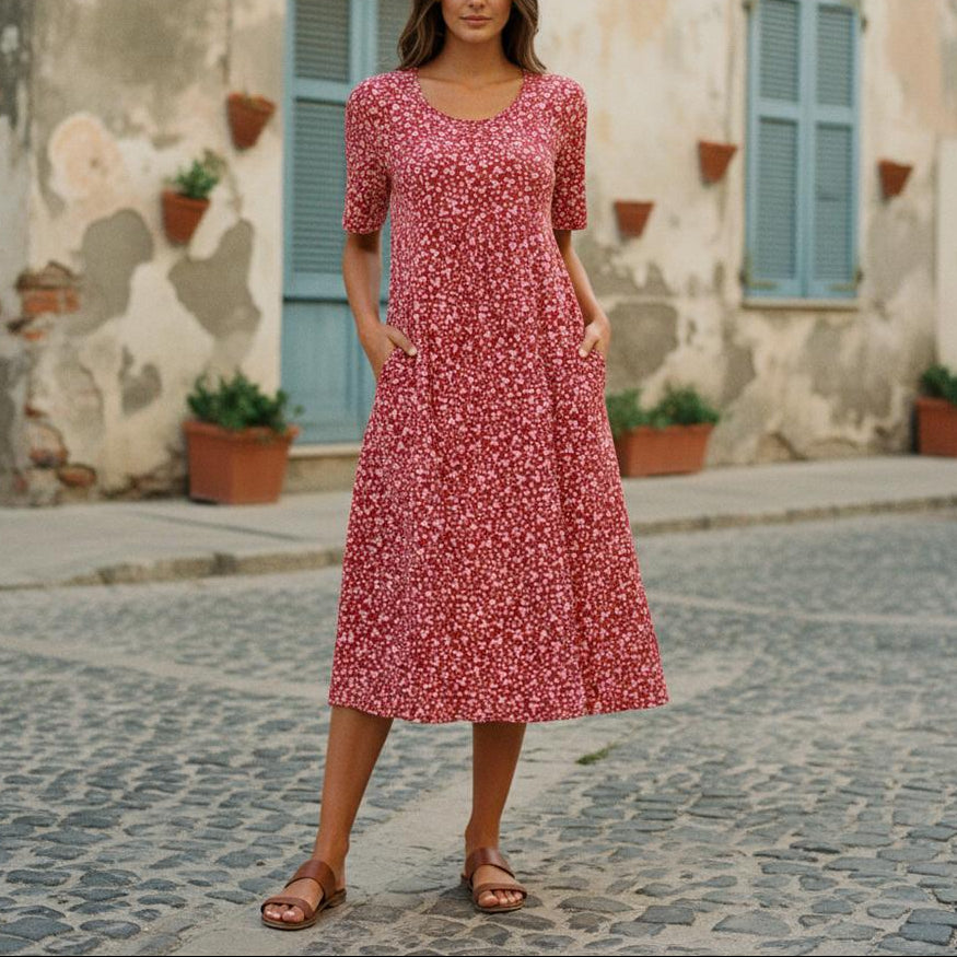 Ayesha | Elegantes Flecken Kleid