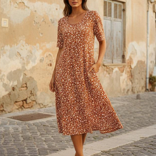 Ayesha | Elegantes Flecken Kleid