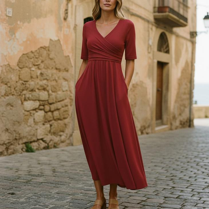 Eda | Elegantes Wickelkleid